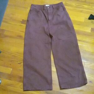 *last day - moving sale* Sezane Le Crop Brown size 8